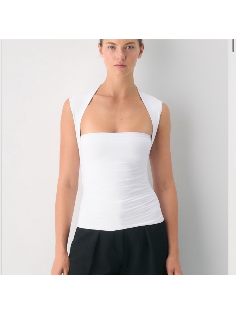 Aritzia white contour top